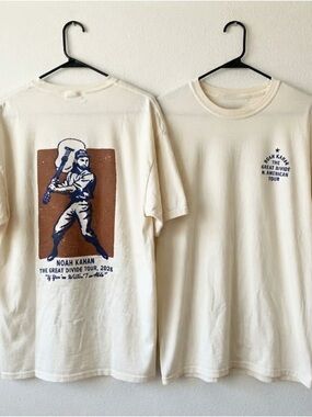 Noah Kahan The Great Divide 2026 shirt white off